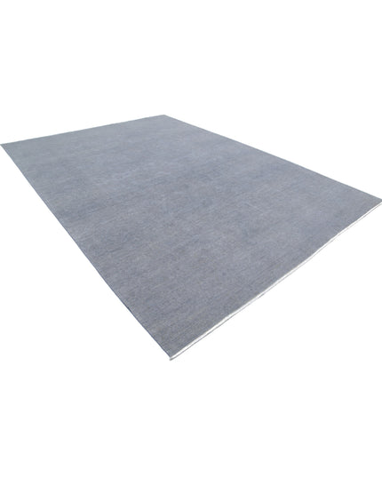 Overdye 8' 9" X 12' 0" Hand Knotted Wool Rug 8' 9" X 12' 0" (267 X 366) / Grey / Wool