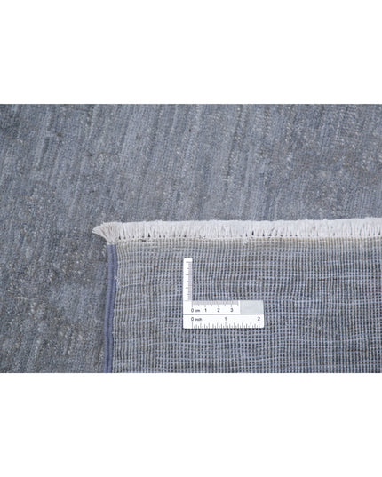 Overdye 8' 9" X 12' 0" Hand Knotted Wool Rug 8' 9" X 12' 0" (267 X 366) / Grey / Wool