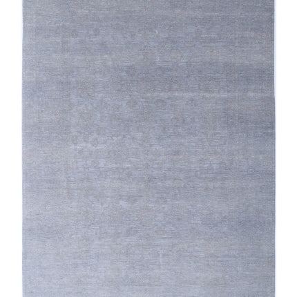 Overdye 8' 9" X 12' 0" Hand Knotted Wool Rug 8' 9" X 12' 0" (267 X 366) / Grey / Wool
