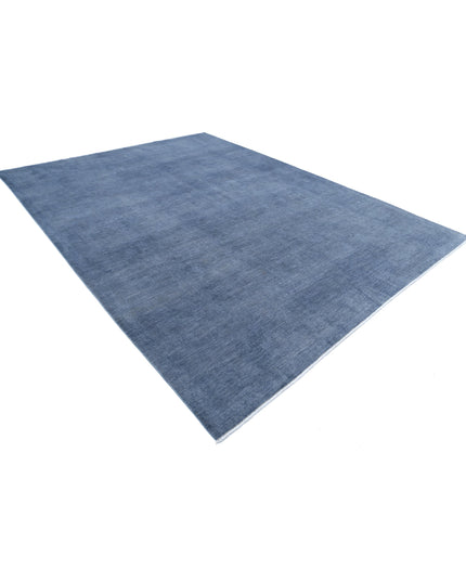 Overdye 8' 11" X 11' 9" Hand Knotted Wool Rug 8' 11" X 11' 9" (272 X 358) / Grey / Wool