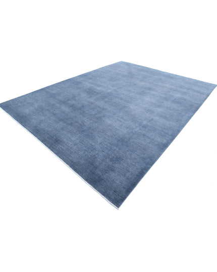 Overdye 8' 11" X 11' 9" Hand Knotted Wool Rug 8' 11" X 11' 9" (272 X 358) / Grey / Wool
