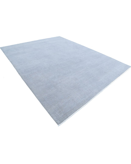 Overdye 8' 11" X 11' 6" Hand Knotted Wool Rug 8' 11" X 11' 6" (272 X 351) / Grey / Wool