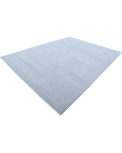 Overdye 8' 11" X 11' 6" Hand Knotted Wool Rug 8' 11" X 11' 6" (272 X 351) / Grey / Wool