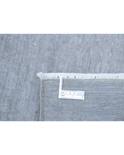 Overdye 8' 11" X 11' 6" Hand Knotted Wool Rug 8' 11" X 11' 6" (272 X 351) / Grey / Wool