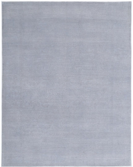 Overdye 8' 11" X 11' 6" Hand Knotted Wool Rug 8' 11" X 11' 6" (272 X 351) / Grey / Wool