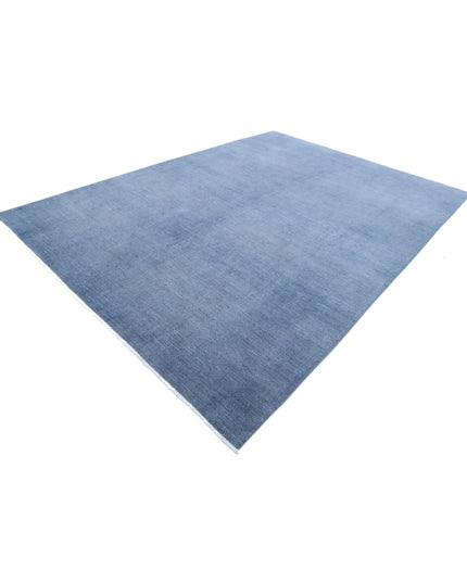 Overdye 8' 6" X 11' 8" Hand Knotted Wool Rug 8' 6" X 11' 8" (259 X 356) / Grey / Wool