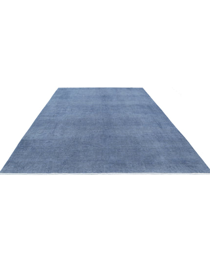 Overdye 8' 6" X 11' 8" Hand Knotted Wool Rug 8' 6" X 11' 8" (259 X 356) / Grey / Wool