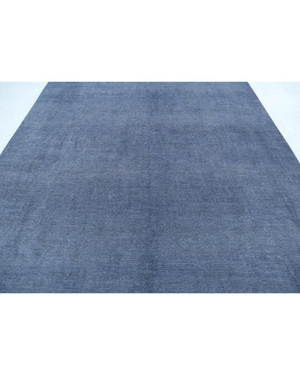 Overdye 8' 6" X 11' 8" Hand Knotted Wool Rug 8' 6" X 11' 8" (259 X 356) / Grey / Wool