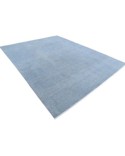 Overdye 8' 9" X 11' 3" Hand Knotted Wool Rug 8' 9" X 11' 3" (267 X 343) / Grey / Wool