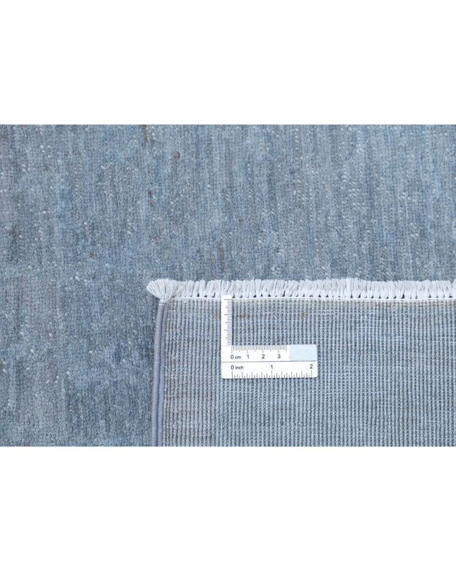 Overdye 8' 9" X 11' 3" Hand Knotted Wool Rug 8' 9" X 11' 3" (267 X 343) / Grey / Wool