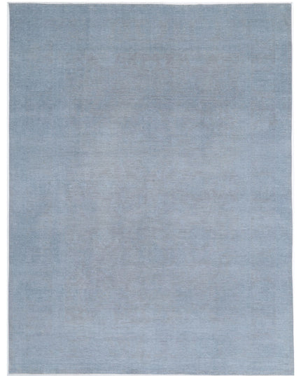 Overdye 8' 9" X 11' 3" Hand Knotted Wool Rug 8' 9" X 11' 3" (267 X 343) / Grey / Wool