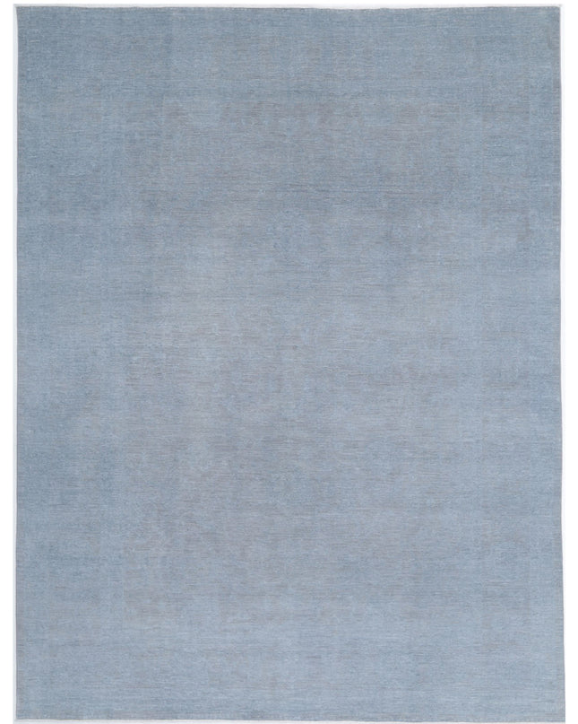 Overdye 8' 9" X 11' 3" Hand Knotted Wool Rug 8' 9" X 11' 3" (267 X 343) / Grey / Wool