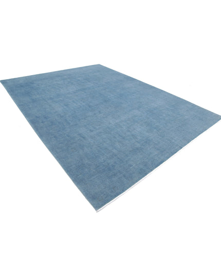 Overdye 8' 10" X 11' 8" Hand Knotted Wool Rug 8' 10" X 11' 8" (269 X 356) / Blue / Wool