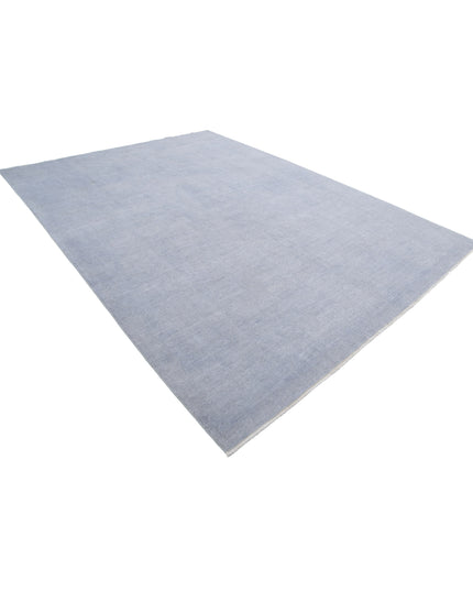 Overdye 8' 8" X 12' 0" Hand Knotted Wool Rug 8' 8" X 12' 0" (264 X 366) / Grey / Wool
