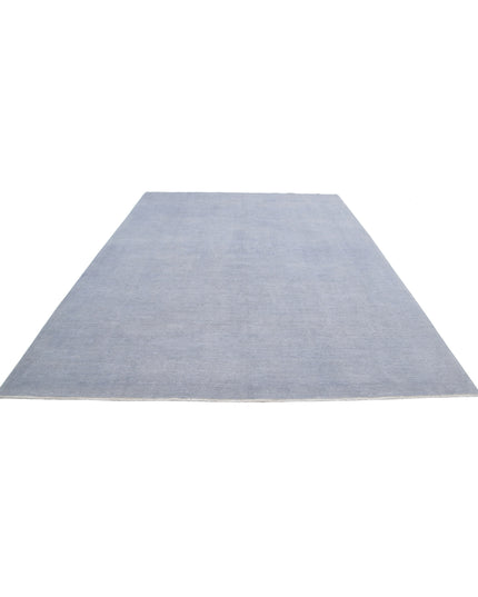 Overdye 8' 8" X 12' 0" Hand Knotted Wool Rug 8' 8" X 12' 0" (264 X 366) / Grey / Wool