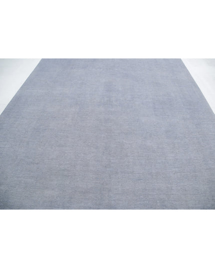 Overdye 8' 8" X 12' 0" Hand Knotted Wool Rug 8' 8" X 12' 0" (264 X 366) / Grey / Wool