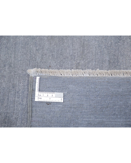 Overdye 8' 8" X 12' 0" Hand Knotted Wool Rug 8' 8" X 12' 0" (264 X 366) / Grey / Wool