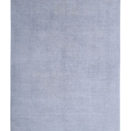 Overdye 8' 8" X 12' 0" Hand Knotted Wool Rug 8' 8" X 12' 0" (264 X 366) / Grey / Wool