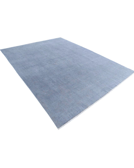 Overdye 7' 11" X 10' 3" Hand Knotted Wool Rug 7' 11" X 10' 3" (241 X 312) / Grey / Wool