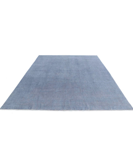 Overdye 7' 11" X 10' 3" Hand Knotted Wool Rug 7' 11" X 10' 3" (241 X 312) / Grey / Wool