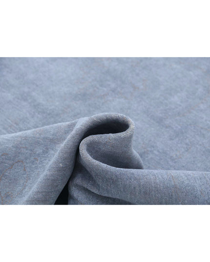 Overdye 7' 11" X 10' 3" Hand Knotted Wool Rug 7' 11" X 10' 3" (241 X 312) / Grey / Wool