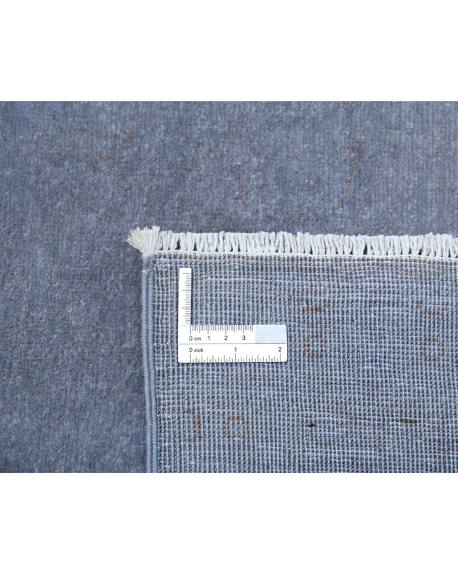 Overdye 7' 11" X 10' 3" Hand Knotted Wool Rug 7' 11" X 10' 3" (241 X 312) / Grey / Wool