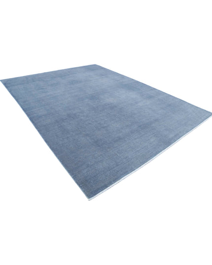 Overdye 8' 11" X 11' 8" Hand Knotted Wool Rug 8' 11" X 11' 8" (272 X 356) / Grey / Wool