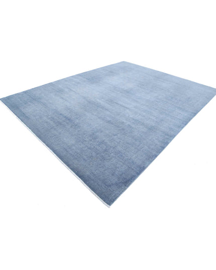 Overdye 8' 11" X 11' 8" Hand Knotted Wool Rug 8' 11" X 11' 8" (272 X 356) / Grey / Wool