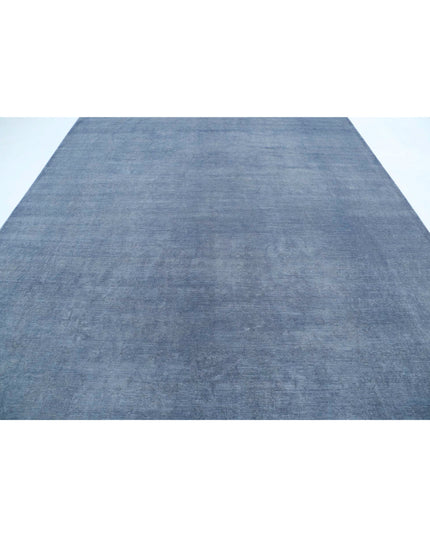 Overdye 8' 11" X 11' 8" Hand Knotted Wool Rug 8' 11" X 11' 8" (272 X 356) / Grey / Wool