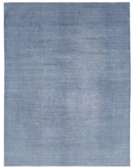 Overdye 8' 11" X 11' 8" Hand Knotted Wool Rug 8' 11" X 11' 8" (272 X 356) / Grey / Wool