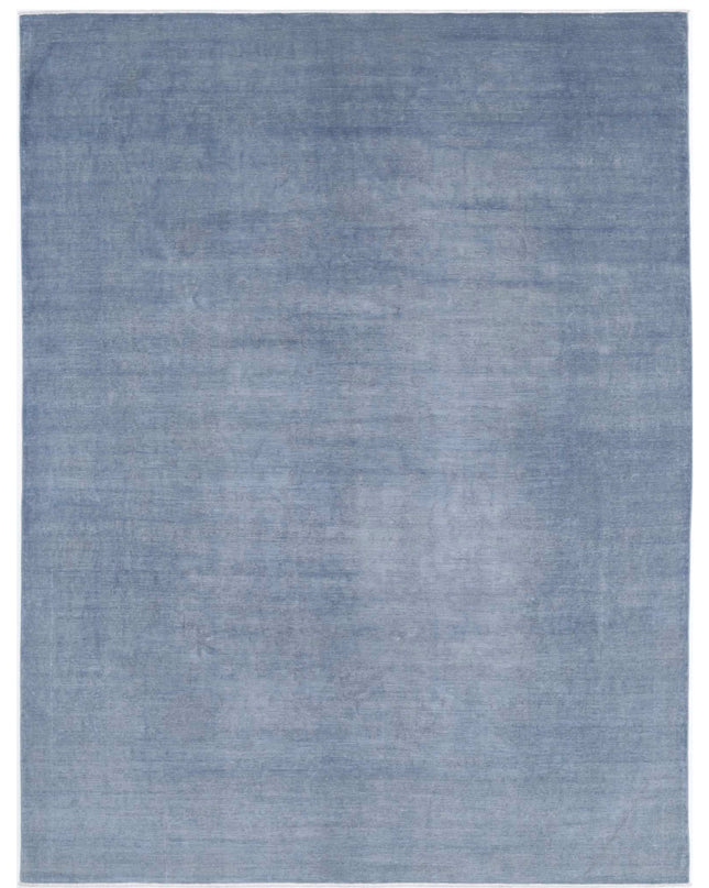 Overdye 8' 11" X 11' 8" Hand Knotted Wool Rug 8' 11" X 11' 8" (272 X 356) / Grey / Wool