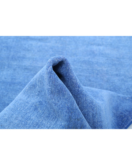 Overdye 2' 11" X 10' 3" Hand Knotted Wool Rug 2' 11" X 10' 3" (89 X 312) / Blue / Wool