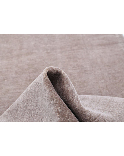 Overdye 3' 1" X 9' 10" Hand Knotted Wool Rug 3' 1" X 9' 10" (94 X 300) / Taupe / Wool