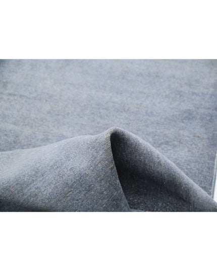 Overdye 2' 4" X 10' 0" Hand Knotted Wool Rug 2' 4" X 10' 0" (71 X 305) / Grey / Wool