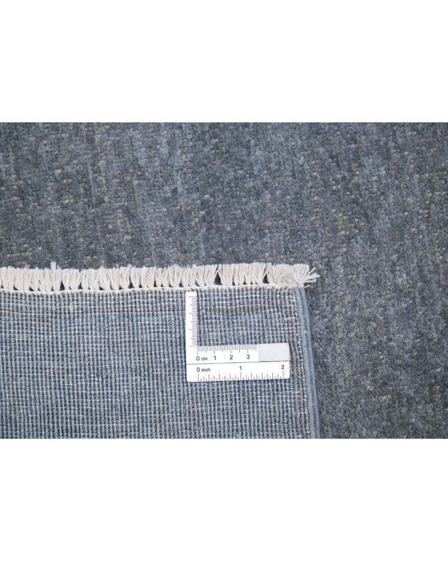 Overdye 2' 4" X 10' 0" Hand Knotted Wool Rug 2' 4" X 10' 0" (71 X 305) / Grey / Wool