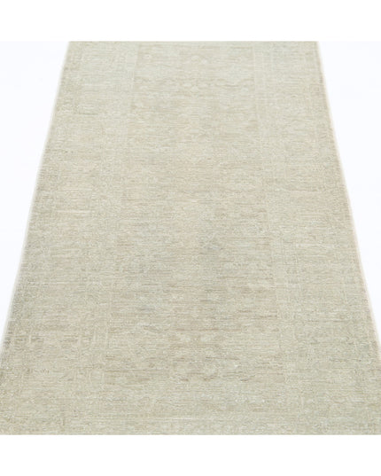 Overdye 2' 6" X 6' 3" Hand Knotted Wool Rug 2' 6" X 6' 3" (76 X 191) / Gold / Wool