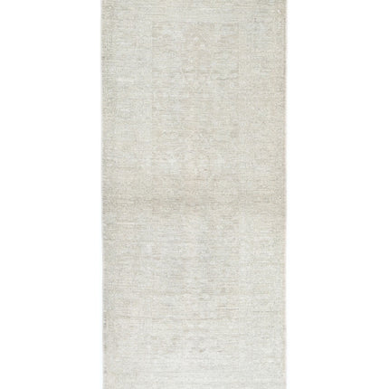 Overdye 2' 6" X 6' 3" Hand Knotted Wool Rug 2' 6" X 6' 3" (76 X 191) / Gold / Wool