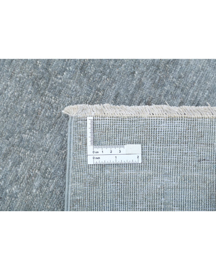 Overdye 2' 3" X 8' 0" Hand Knotted Wool Rug 2' 3" X 8' 0" (69 X 244) / Grey / Wool