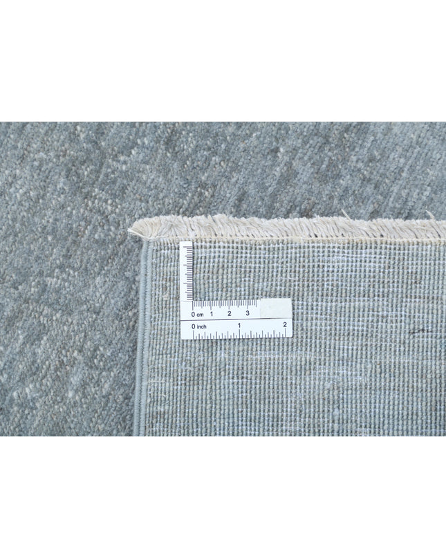 Overdye 2' 3" X 8' 0" Hand Knotted Wool Rug 2' 3" X 8' 0" (69 X 244) / Grey / Wool