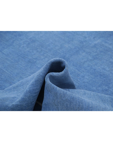 Overdye 8' 10" X 11' 8" Hand Knotted Wool Rug 8' 10" X 11' 8" (269 X 356) / Blue / Wool