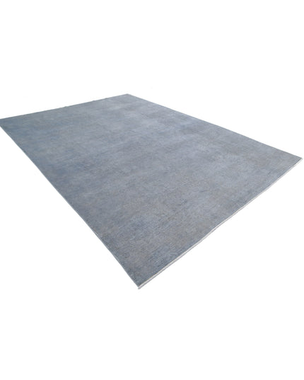 Overdye 8' 8" X 11' 9" Hand Knotted Wool Rug 8' 8" X 11' 9" (264 X 358) / Grey / Wool