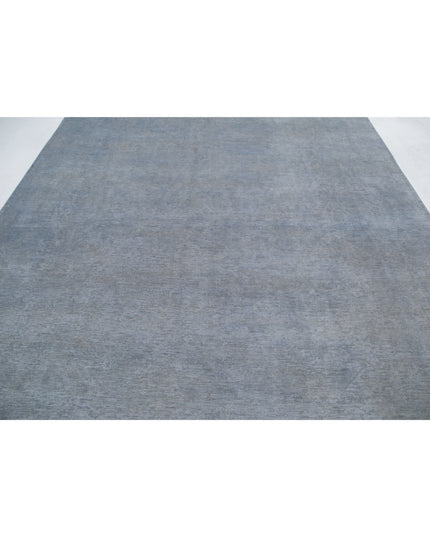 Overdye 8' 8" X 11' 9" Hand Knotted Wool Rug 8' 8" X 11' 9" (264 X 358) / Grey / Wool