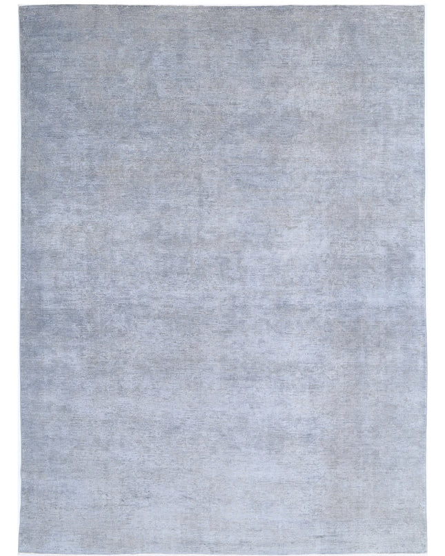 Overdye 8' 8" X 11' 9" Hand Knotted Wool Rug 8' 8" X 11' 9" (264 X 358) / Grey / Wool