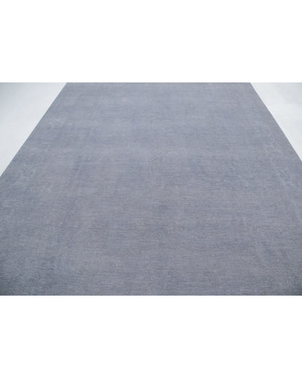 Overdye 8' 8" X 11' 5" Hand Knotted Wool Rug 8' 8" X 11' 5" (264 X 348) / Grey / Wool