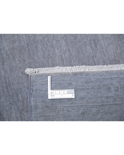 Overdye 8' 8" X 11' 5" Hand Knotted Wool Rug 8' 8" X 11' 5" (264 X 348) / Grey / Wool