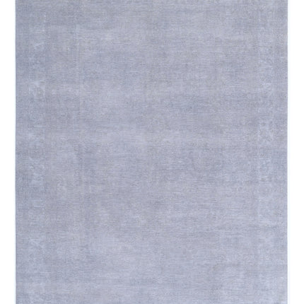Overdye 8' 8" X 11' 5" Hand Knotted Wool Rug 8' 8" X 11' 5" (264 X 348) / Grey / Wool