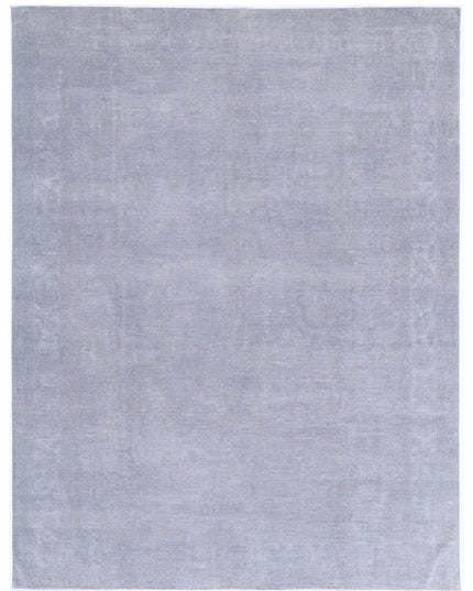 Overdye 8' 8" X 11' 5" Hand Knotted Wool Rug 8' 8" X 11' 5" (264 X 348) / Grey / Wool