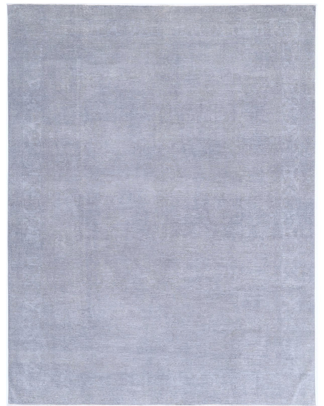 Overdye 8' 8" X 11' 5" Hand Knotted Wool Rug 8' 8" X 11' 5" (264 X 348) / Grey / Wool