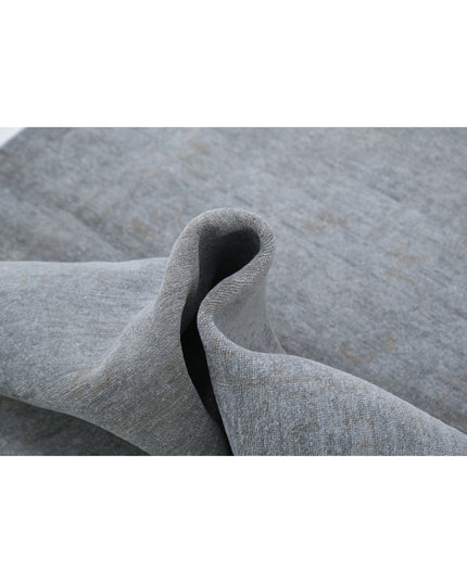 Overdye 3' 10" X 5' 11" Hand Knotted Wool Rug 3' 10" X 5' 11" (117 X 180) / Grey / Wool