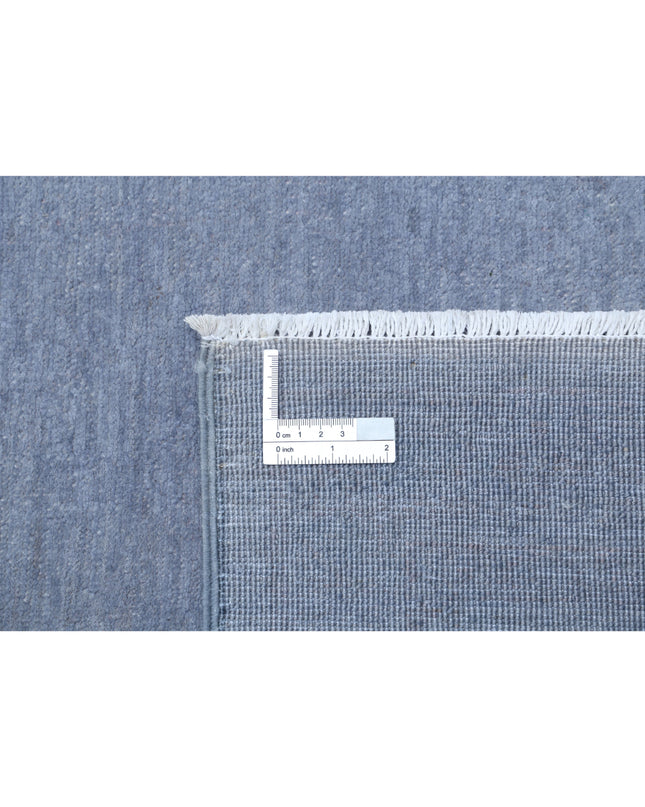 Overdye 8' 8" X 12' 1" Hand Knotted Wool Rug 8' 8" X 12' 1" (264 X 368) / Grey / Wool